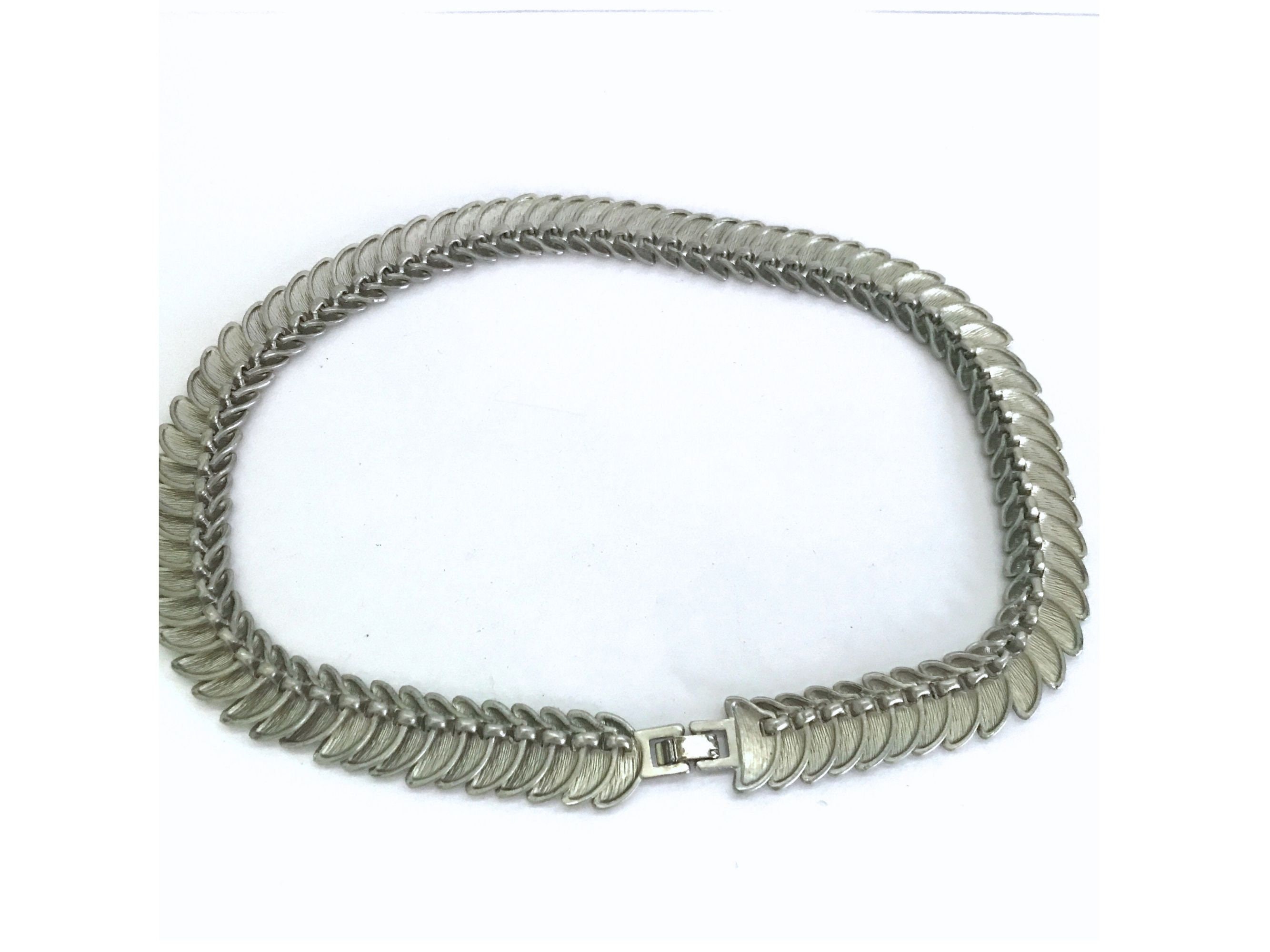 Collier Vintage Métal Années 50/60 - Bijou Fantaisie Rétro, Occasion (état à Vérifier)