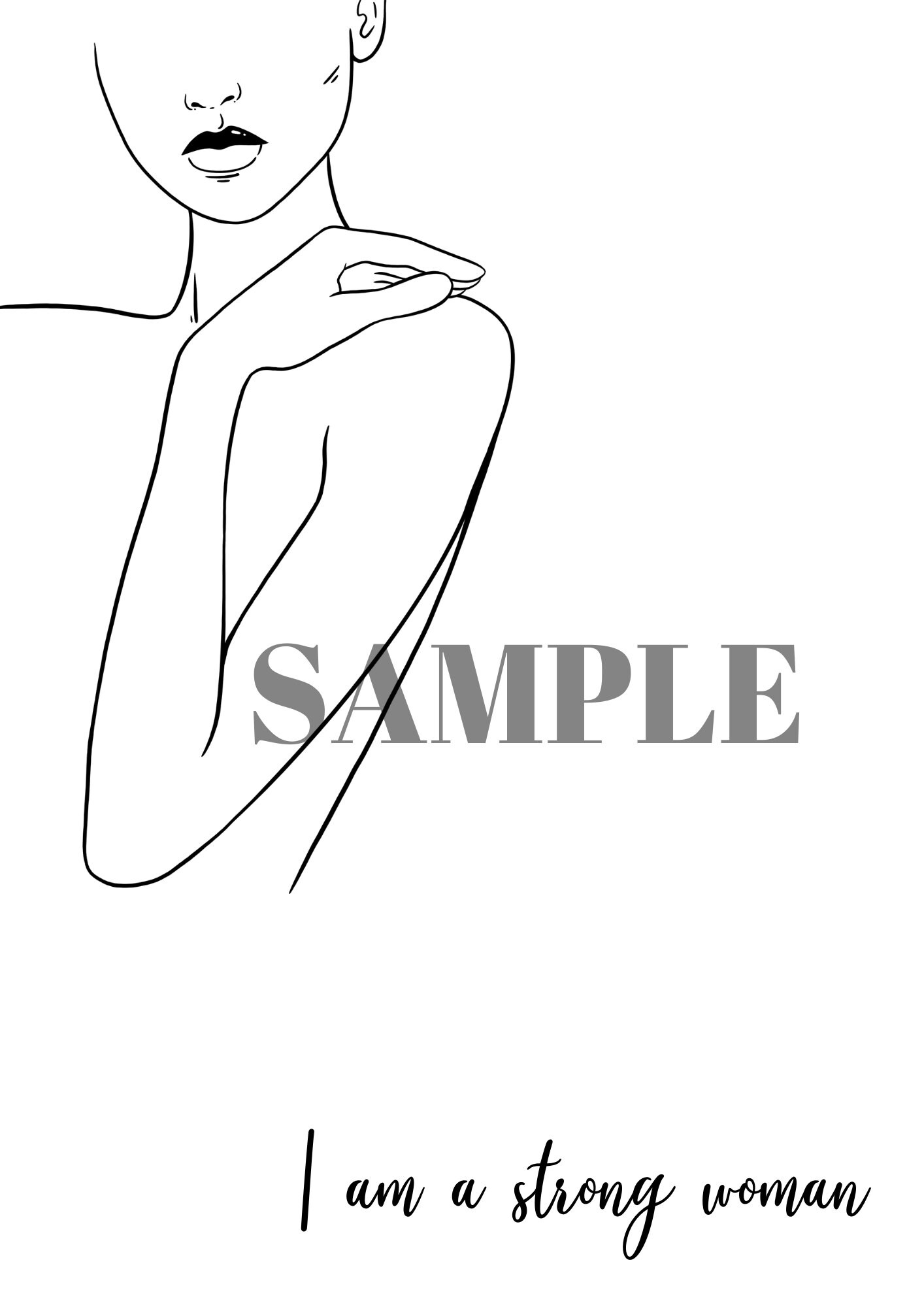 Strong Woman Art Print - 31nk8mj