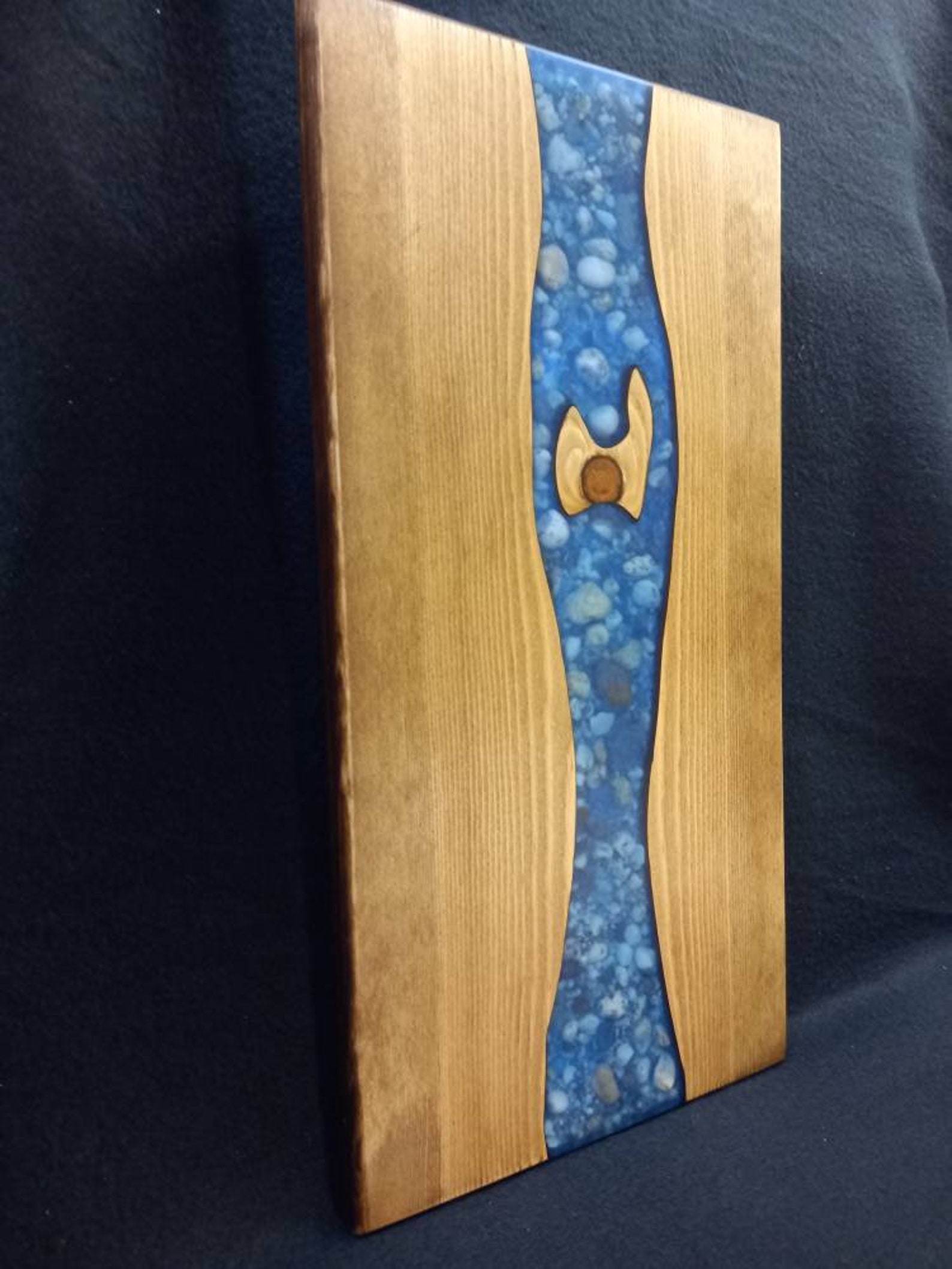 Wood Resin Cornish Coastal Wall Art 7.5 x 15 item Etsy