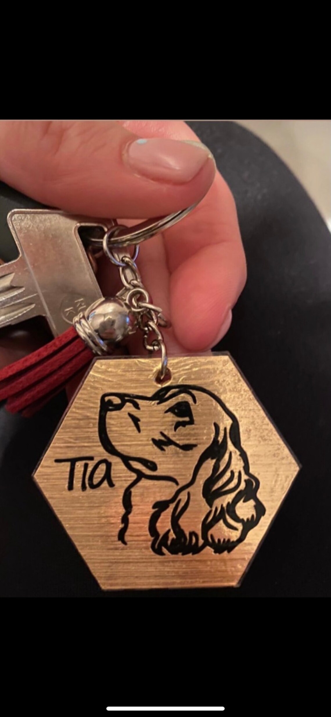 Personalised Dog Keyring Etsy