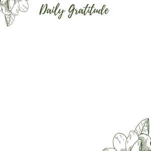 Daily Gratitude