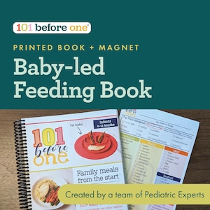 Baby-led Weaning Printed Guide & 101 Food Checklist from 101 before one