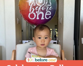 101 before one Celebration Balloon