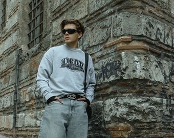 Y2K Streetwear Sweatshirt - Alcatraz Sweatshirt - sweatshirt pullover, y2k, unisex sweatshirt , Gift for Boyfriend - hip hop style