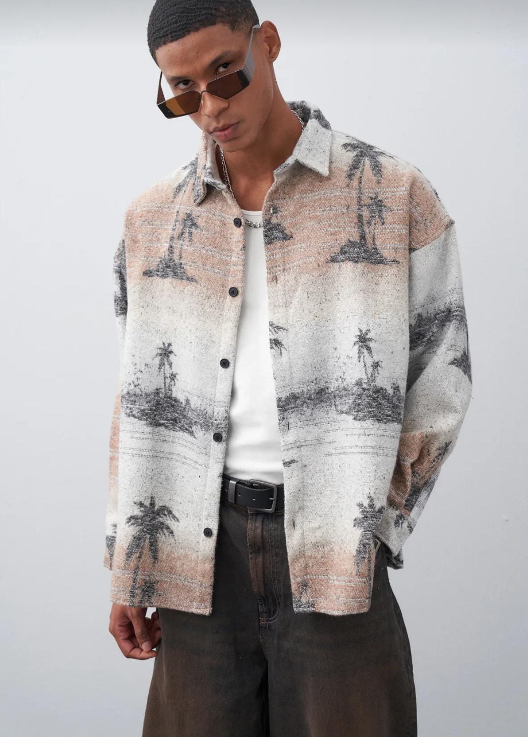 Camicia Uomo A Maniche Lunghe In Cotone Elasticizzato - A Righe, Vestibilità Normale, Classica, Per Lavoro E Tempo Libero