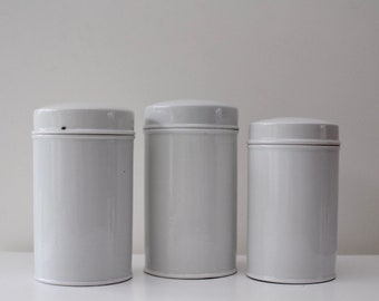 1X Vintage white porcelain Apothecary Jar,Antique  White Porcelain Apothecary Jar, White Ironstone storage Jars