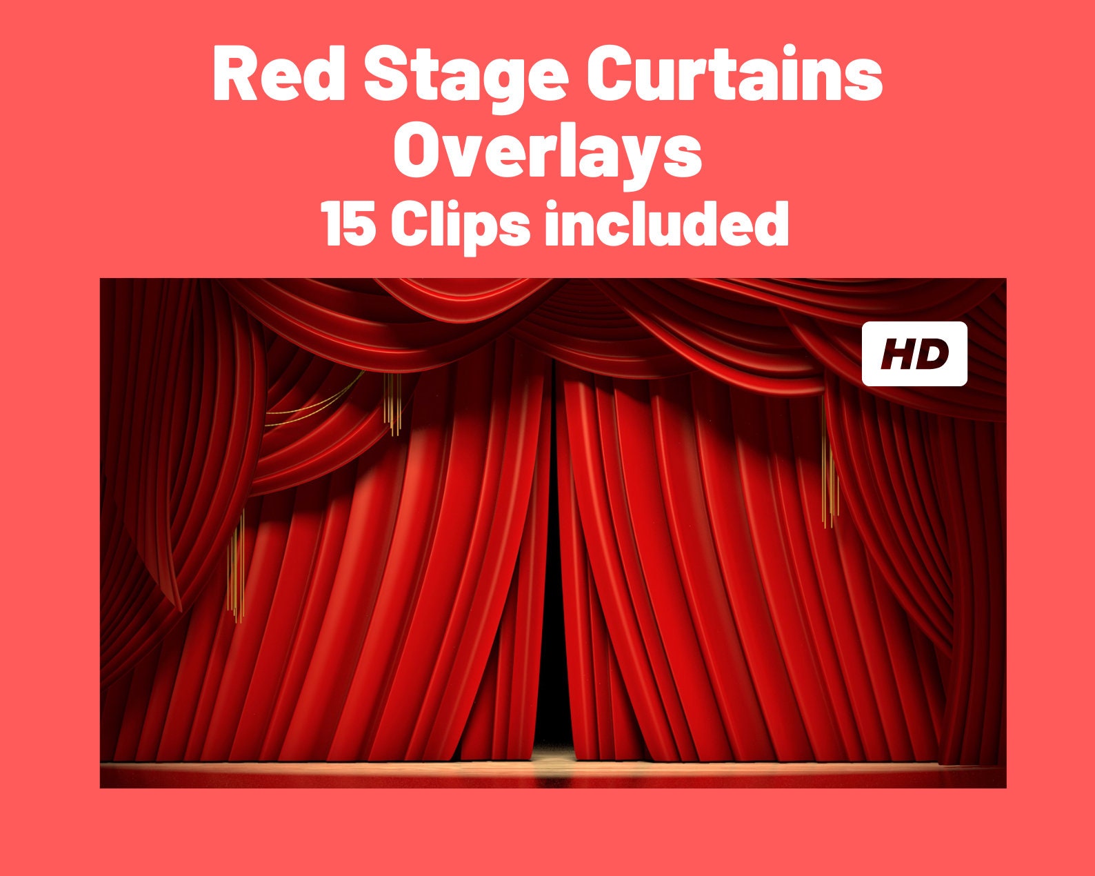 Digital Theater Curtains Stream Transition Crimson Curtain Call Stream