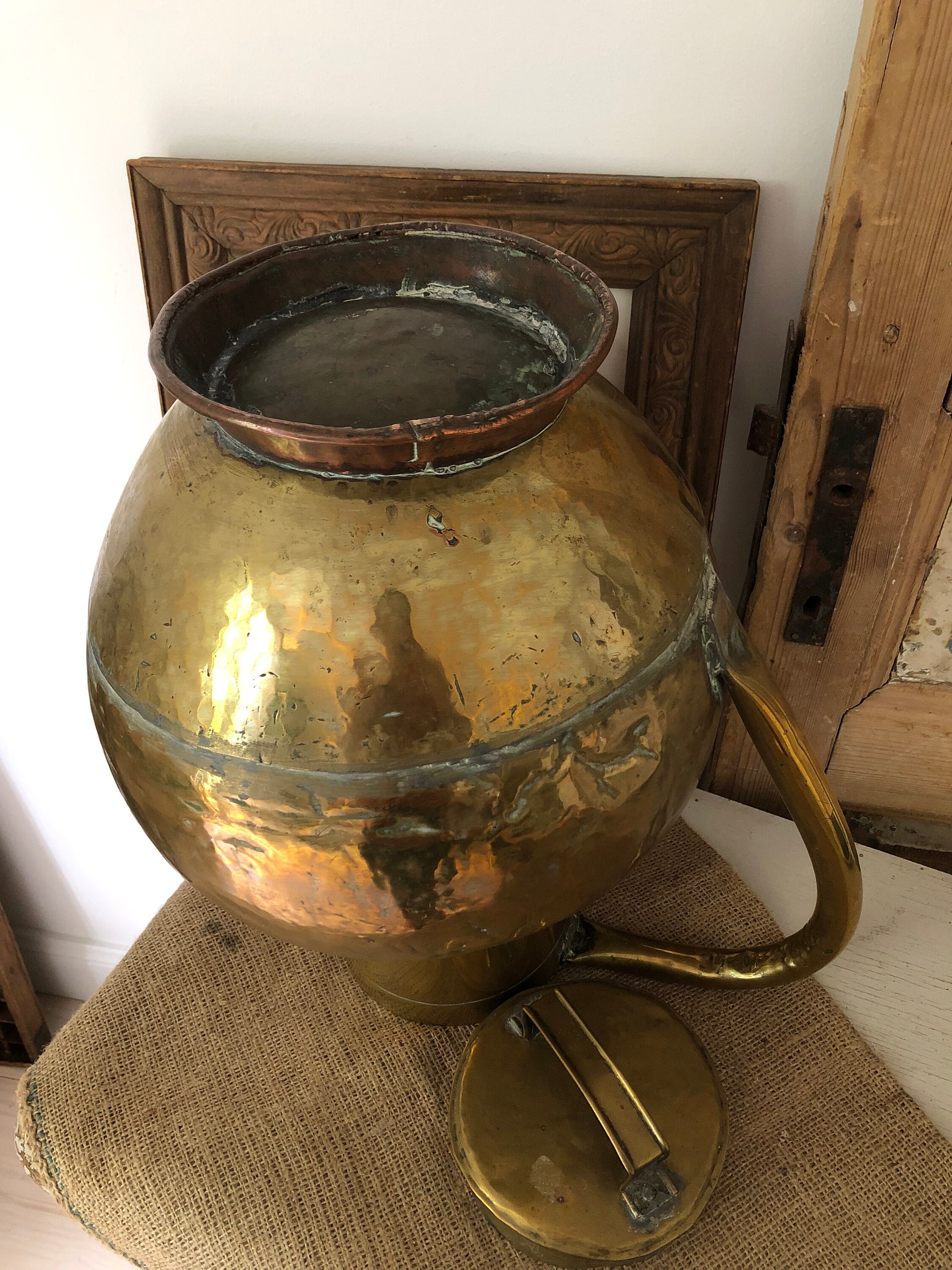 ビンテージ 真鍮製 オランダ製 Dutch Milk Jug ミルクジャグ