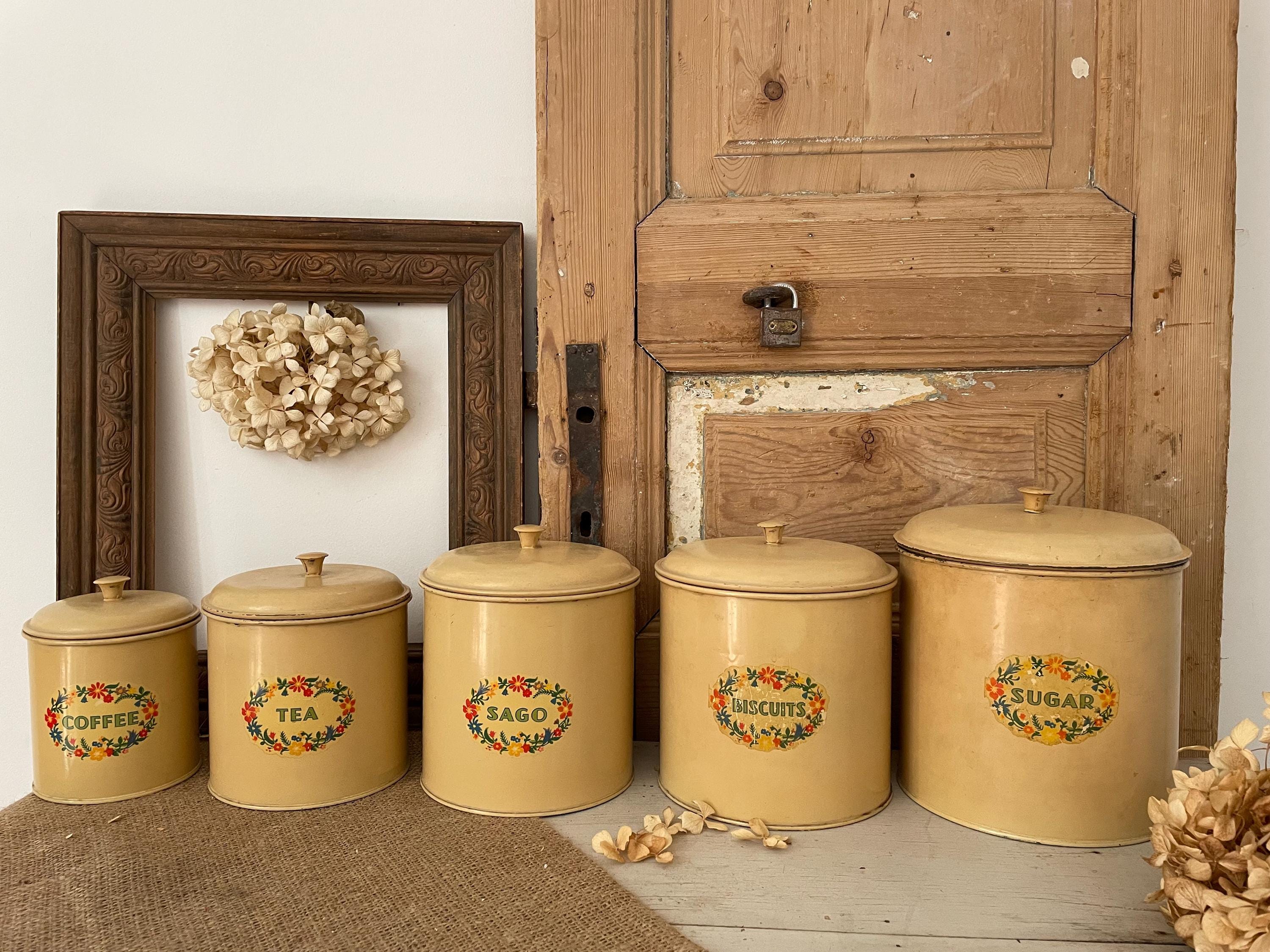 Antique german canister - Etsy 日本