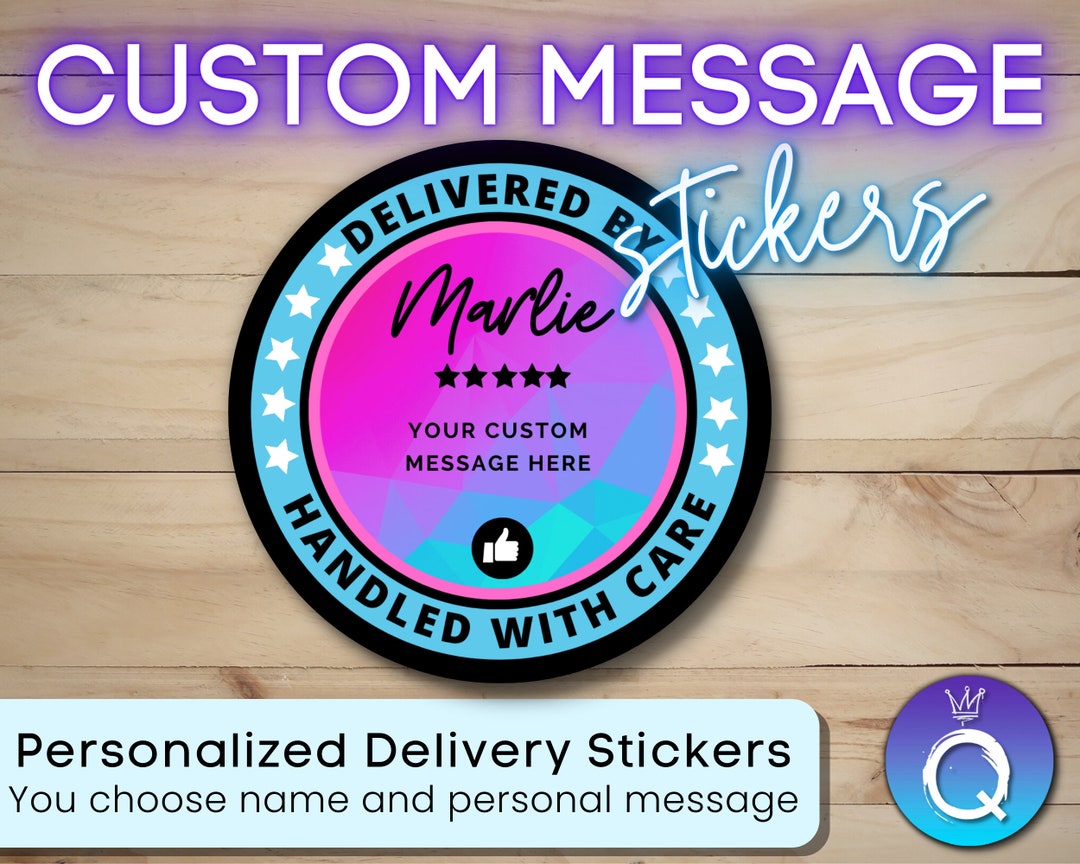 Custom Delivery Stickers for Gig Workers of Doordash, Uber Eats, Shipt ...