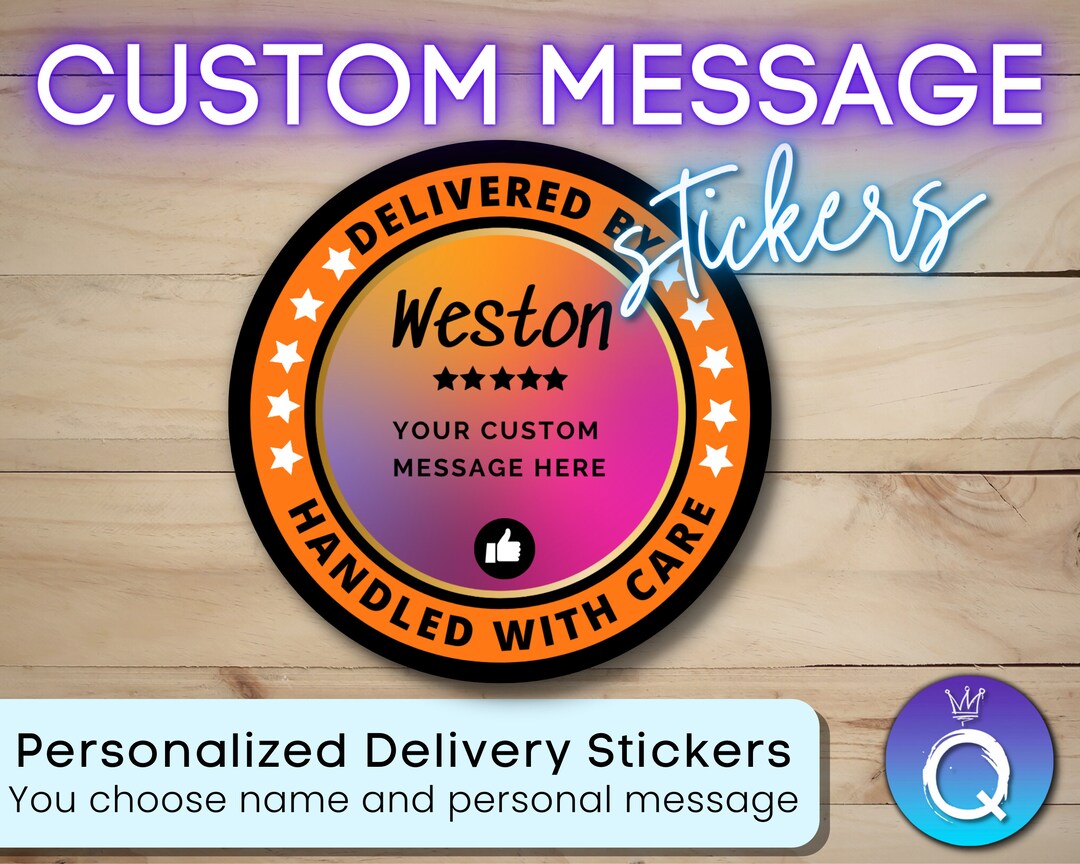 Custom Delivery Stickers for Gig Workers of Doordash, Uber Eats, Shipt ...