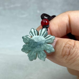Real Green Jade Filipino Sun Necklace, Philippines Sun Pendant Jewelry, Mabuhay Philippine Pride, Tradition Heritage Symbol,Adjustable Size
