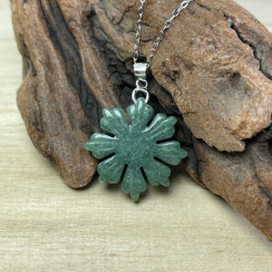 Green Jade Filipino Sun Necklace, Philippines Sun Pendant Jewelry, Tradition Heritage Cultural Symbol, Philippine Pride, Small Silver Charm