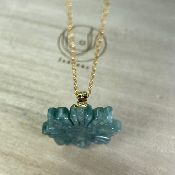 Green Jade Filipino Sun Necklace, Philippines Sun Pendant Jewelry, Tradition Heritage Cultural Symbol, Philippine Pride, Large Gold Charm