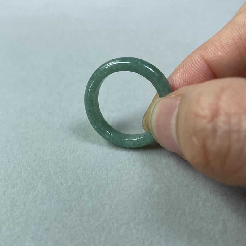 grade a natural jadeite rings, daily jewelry, elegant, minimalist