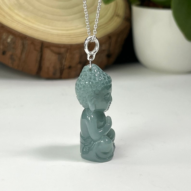 Jade Buddha Pendant, Jadeite Buddha Necklace, Carve Jade Pendant ...