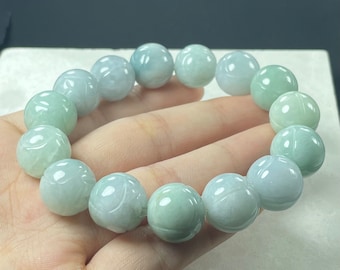 ジェダイト A ジェイド バイ ディスク ビーズ編み ハンドメイド