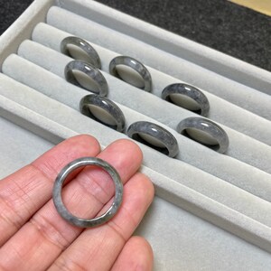 chinese women jewelry black jade ring