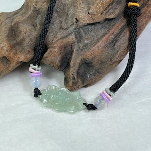 best jade bracelet women, real carving jade, jade jewelry gift, adjustable size, lotus flower light green jade