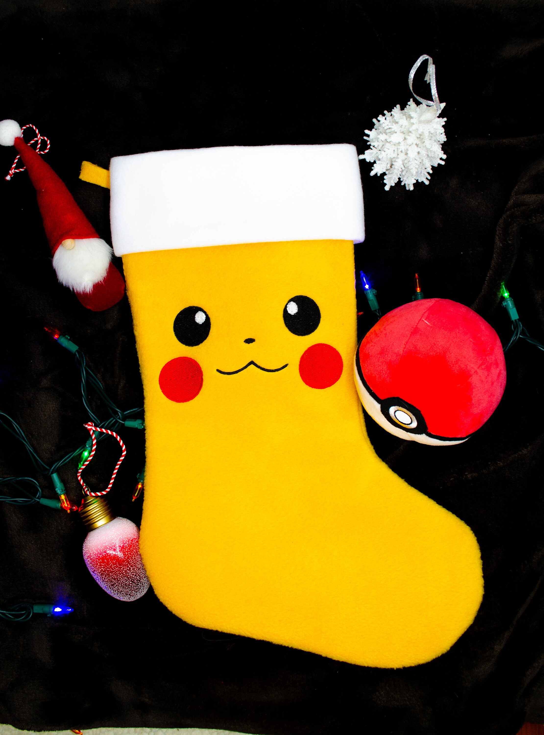 Pikachu christmas stocking Clearance