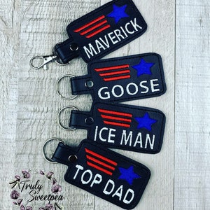 Topgun Maverick Keychain - Etsy