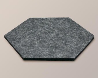 Felt Hexagon, Honeycomb, Wall Decor, 12 pieces, 5.1 SF