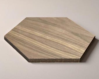 Wooden Hexagon, Honeycomb Wood, Wall Decor, 12 pieces, 5.1 SF