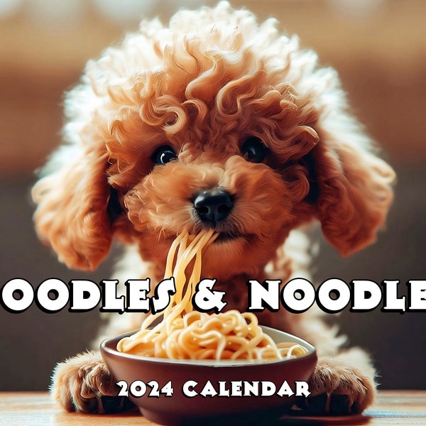 2024 Poodle Calendar Etsy