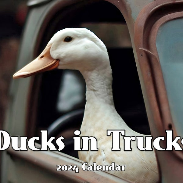 2024 Ducks Calendar Etsy