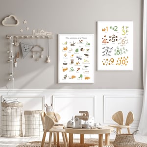 Póster de la introducción a la naturaleza infantil