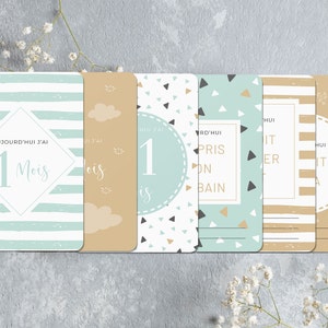 Tarjetas de paso para bebés