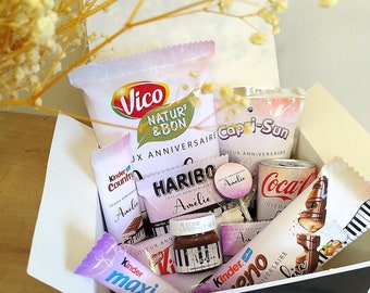 Caja gourmet personalizada para ofrecer, caja regalo para ofrecer, caja regalo cumpleaños, caja regalo, caja regalo