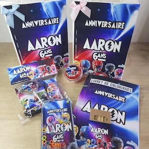 Personalized gift bag for children's birthday, children's gift box, children's birthday gift box, personalized children's birthday games,