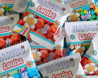 Bag of sweets, personalized confectionery, Birthday, baptism, wedding, baby shower