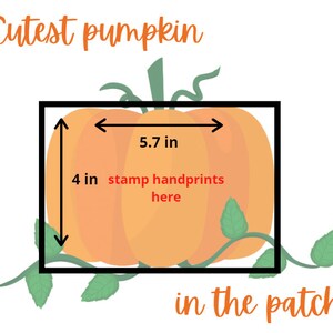 Printable Handprint Art | Cutest Pumpkin in the Patch | Instant Digital ...