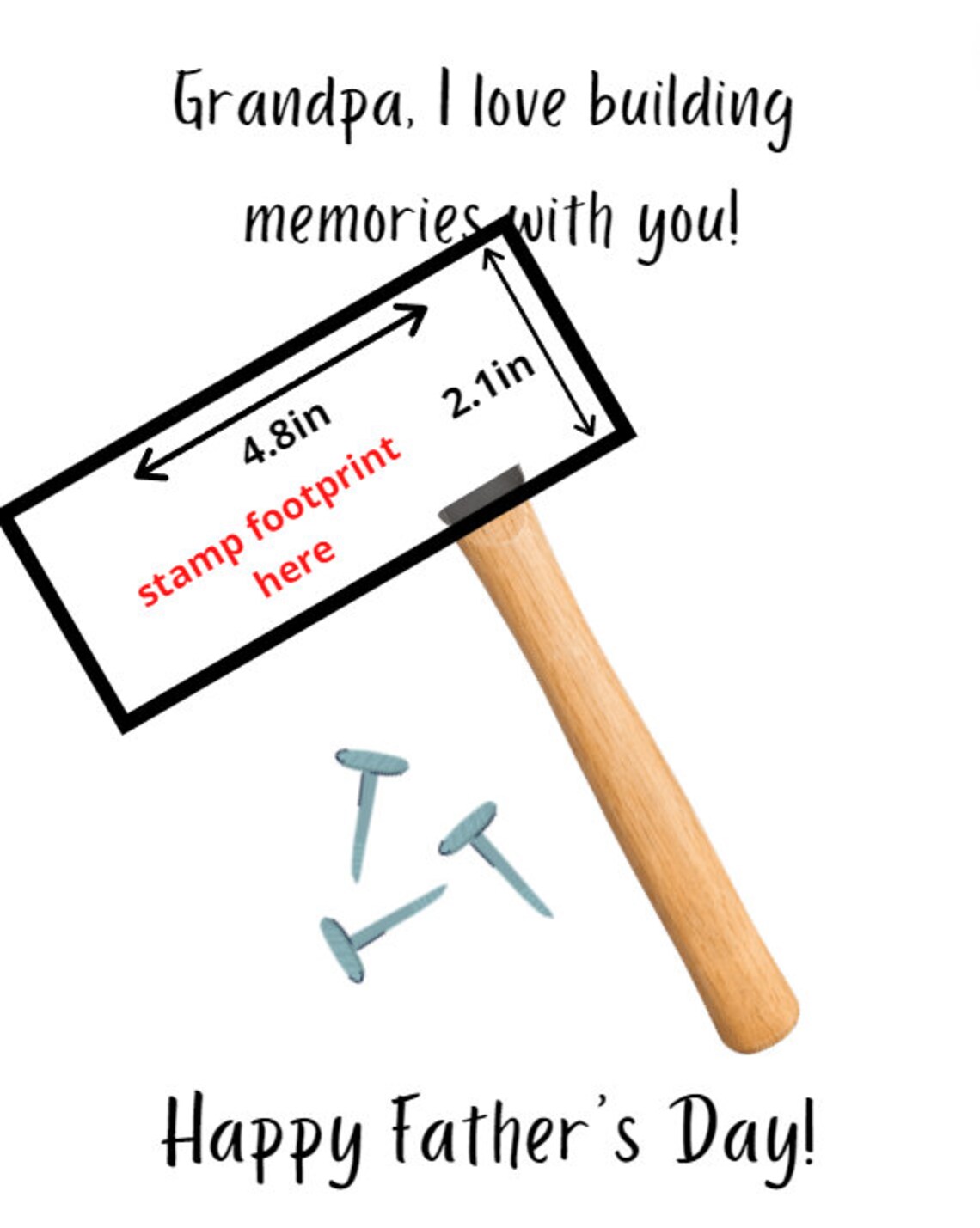 Printable Handprint Art Grandpa, I Love Building Memories With You ...