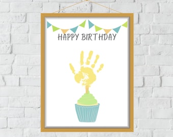 Printable Handprint Art for Mom's Birthday | A Mother is Your Best