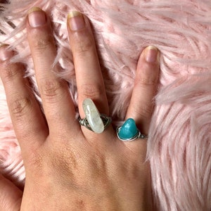 Crystal Wire Wrapped Rings!