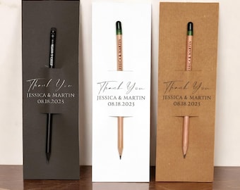 Personalized Plantable Seed Pencils: Custom Wedding Favors