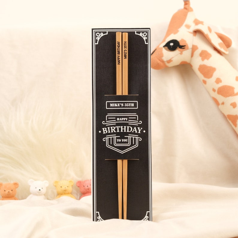 Personalized Baby Shower Chopsticks Custom Baby Birthday Party Favors