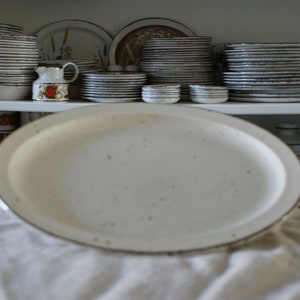 Large Oval Serving Dish, Midwinter Stonehenge Creation