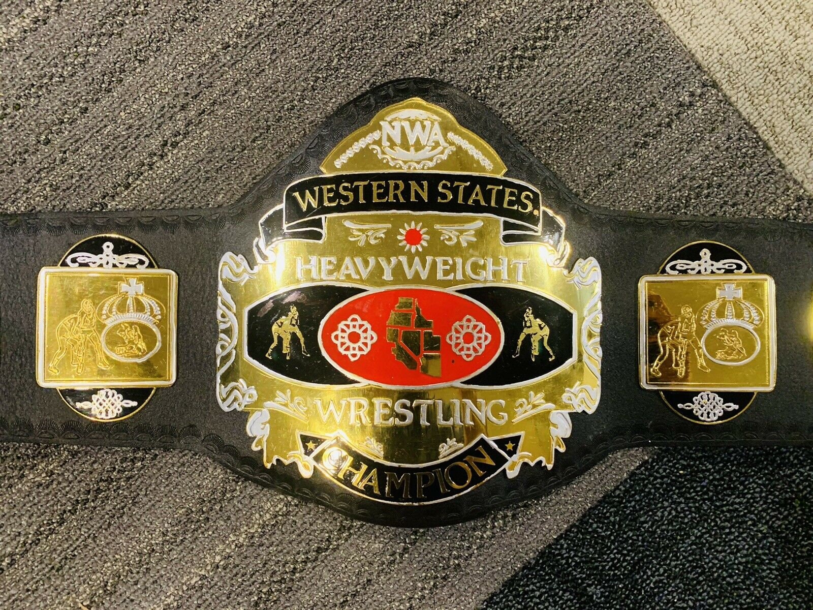 NWA western state heritage heavy weight wrestling champion Etsy