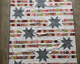 Handgefertigte Star Trail Quilt