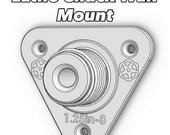 Lathe Chuck Wall Mount (QTY 2!) | Heavy-Duty Storage, CNC Accessory