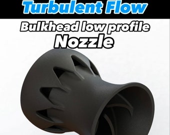 Bulkhead Turbulent Flow Nozzle TPU Rubber