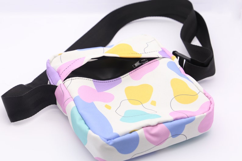 Pastel Abstract Pattern Cross Body Bag for Women Cute , Kawaii , Sling Bag image 6