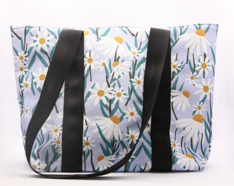 Floral Tote Bag aesthetic | Weekender Bag | Ita Bag | Kawaii | Duffle Women | Slouch