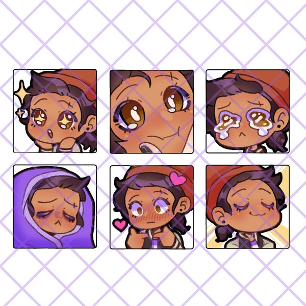 LUZ EMOTES || pack of 6 || TOH