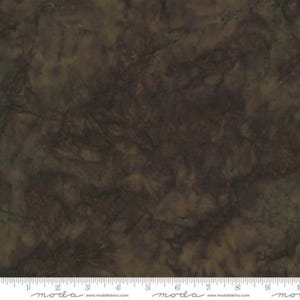 108&quot; Wide Batik Quilt Fabric: Splendor Batiks Brown, Moda Cotton Fabric by the Yard