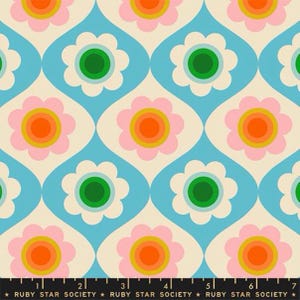 PREORDER Trinketry Turquoise Fabric by Melody Miller | Ruby Star Society Yardage | Modern Quilting Cotton